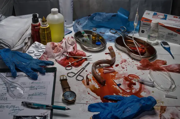 L’enfant est né par césarienne à 14h30, j’ai coupé le cordon