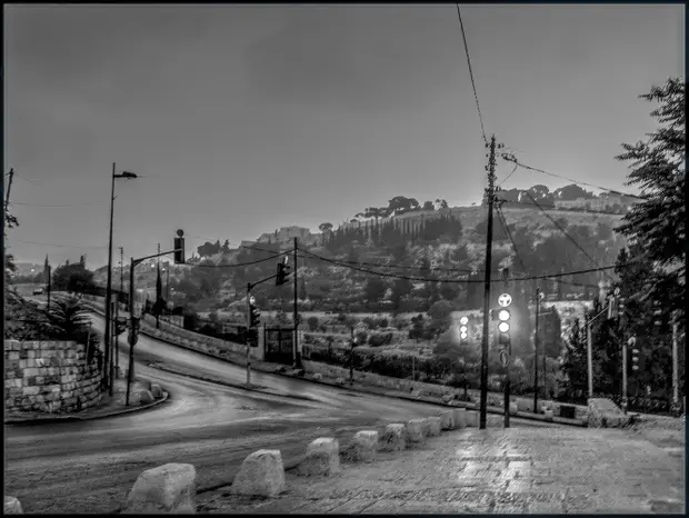Jérusalem Est Mont des Olivier Dawn
