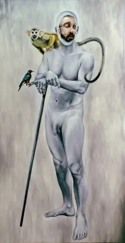Golgoth’Art Blind Artist Monkey and Magpie